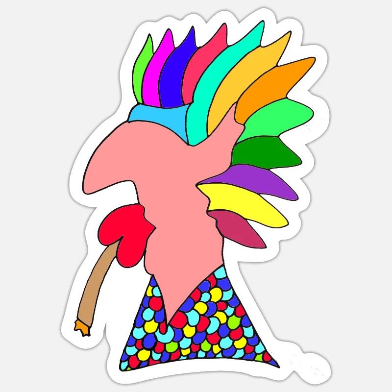 Cool-Mann Sticker Größe S (10 x 10 cm)