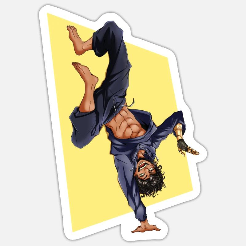 Break Dance - Sticker size S (10 x 10 cm) - white matte