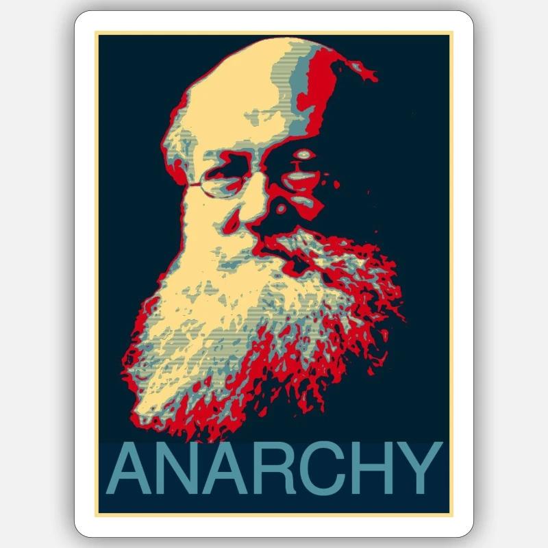 Anarchy Hope - Revolutionärer Aufkleber Sticker Größe S (10 x 10 cm)