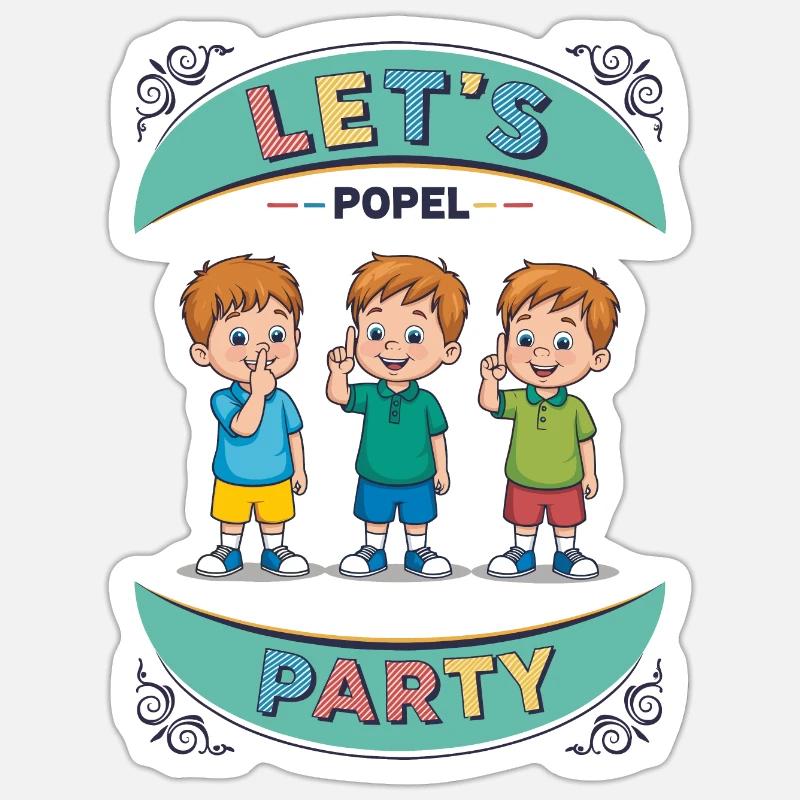 Sticker Größe S (10 x 10 cm) - 