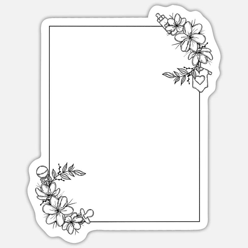 Frame Sticker size S (10 x 10 cm)