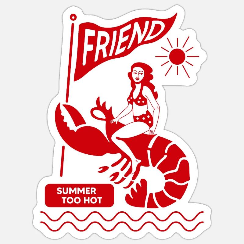 Sticker taille S (10 x 10 cm) - 