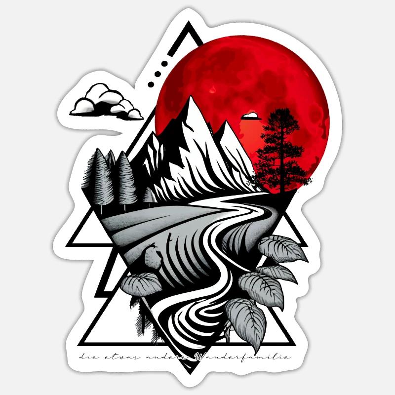 Triangle DEAW 2 - Sticker taille S (10 x 10 cm) - blanc mat