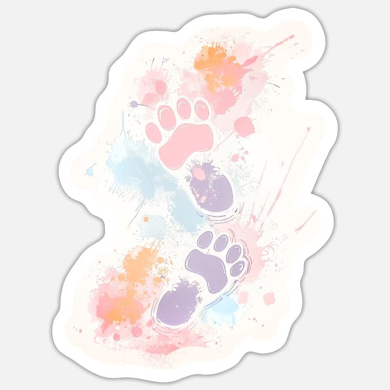 Empreinte Sticker taille S (10 x 10 cm)