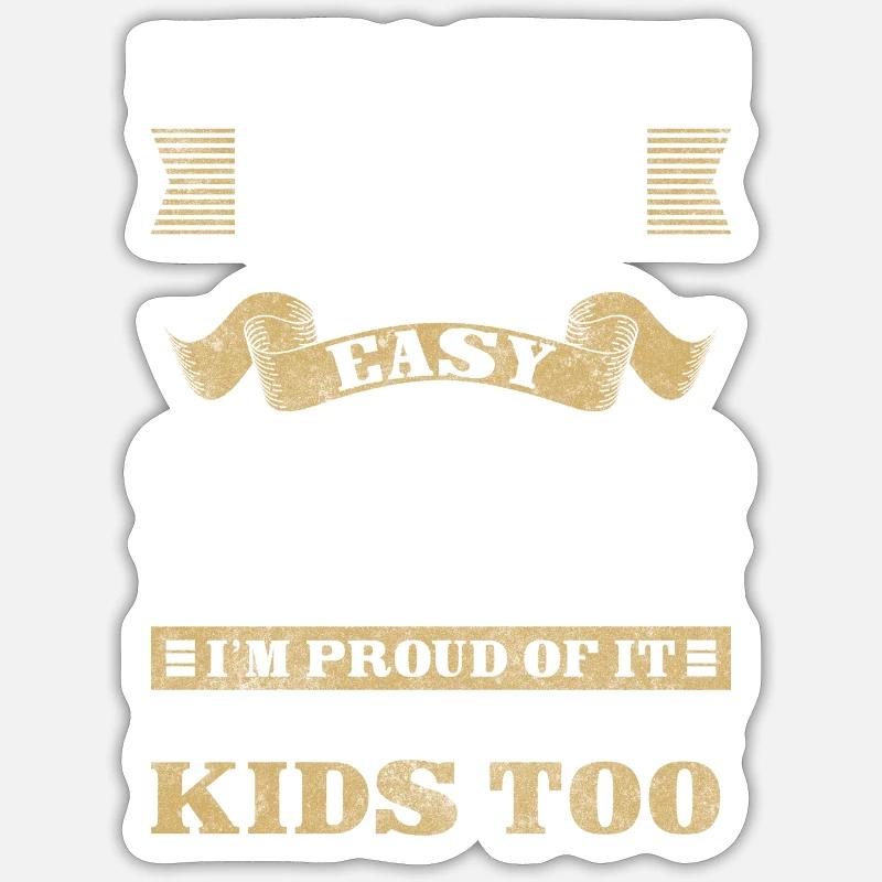 Parents Solo Sarcasme - Sticker taille S (10 x 10 cm) - blanc mat