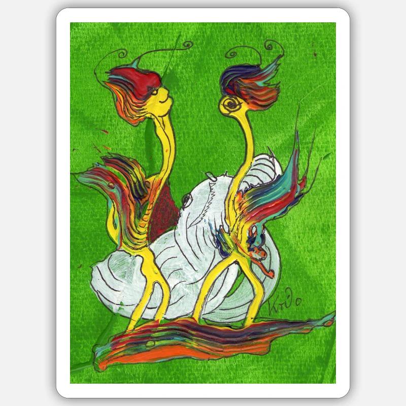 Sticker taille S (10 x 10 cm) - 