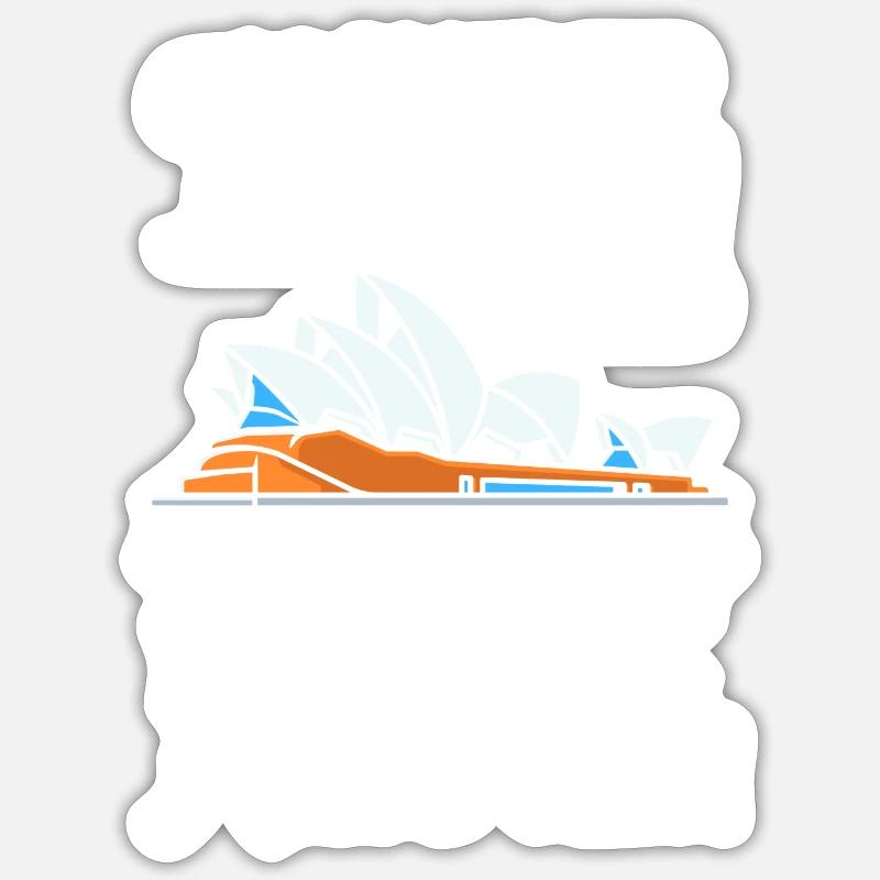 Outback Koala Metropole Sticker Größe S (10 x 10 cm)