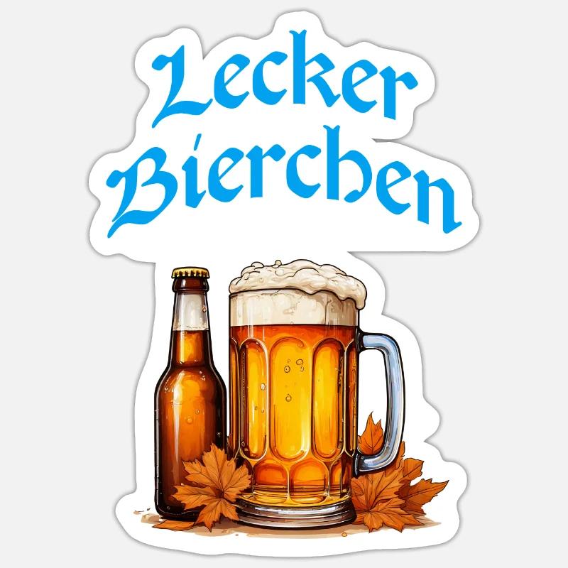 Delicious beer article Sticker size S (10 x 10 cm)