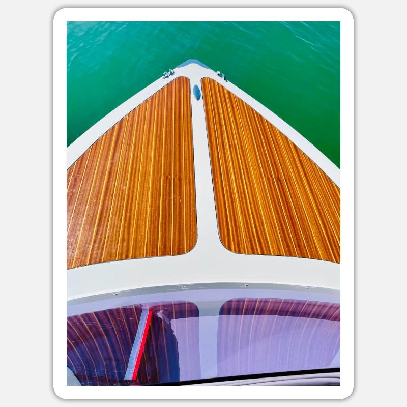 Motorboot Sticker Größe S (10 x 10 cm)