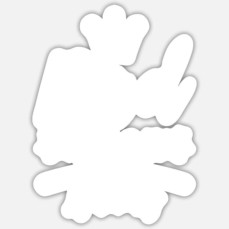 Dad 2025 Papa Loading - Sticker Größe S (10 x 10 cm) - Mattweiß