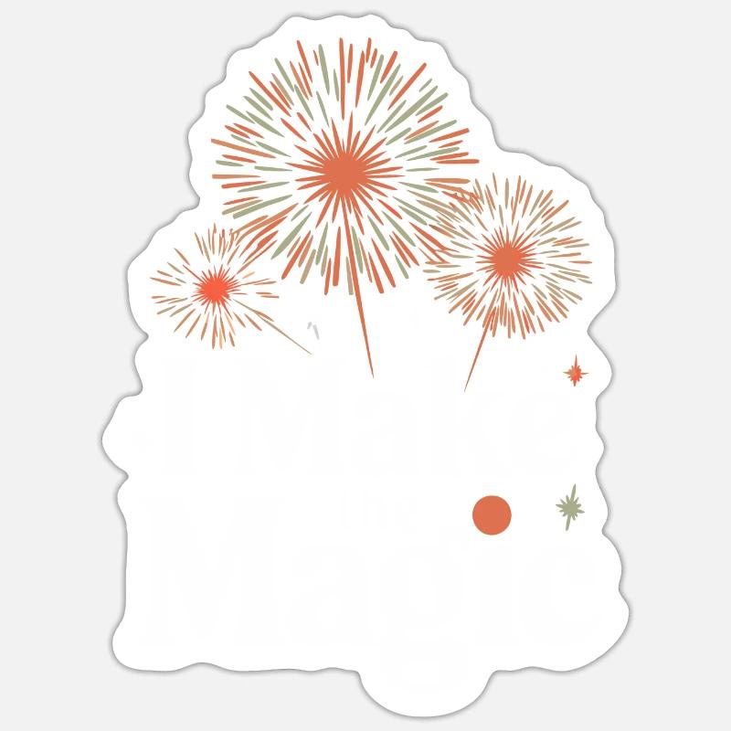 Pyrotechnics Fireworks Pyrotechnics Sticker size S (10 x 10 cm)