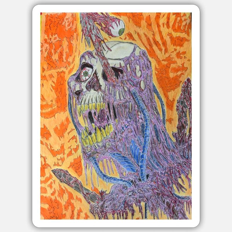 Sticker Größe S (10 x 10 cm) - 