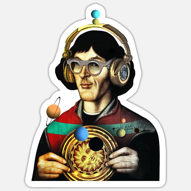 Nicolas Copernic 2 Sticker taille S (10 x 10 cm)