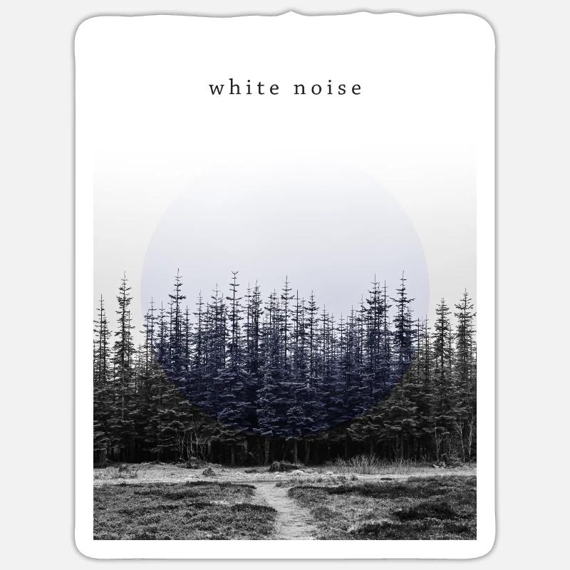 white noise Sticker size S (10 x 10 cm)
