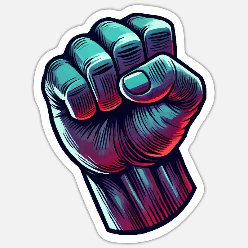 faust comic - Sticker Größe S (10 x 10 cm) - Mattweiß