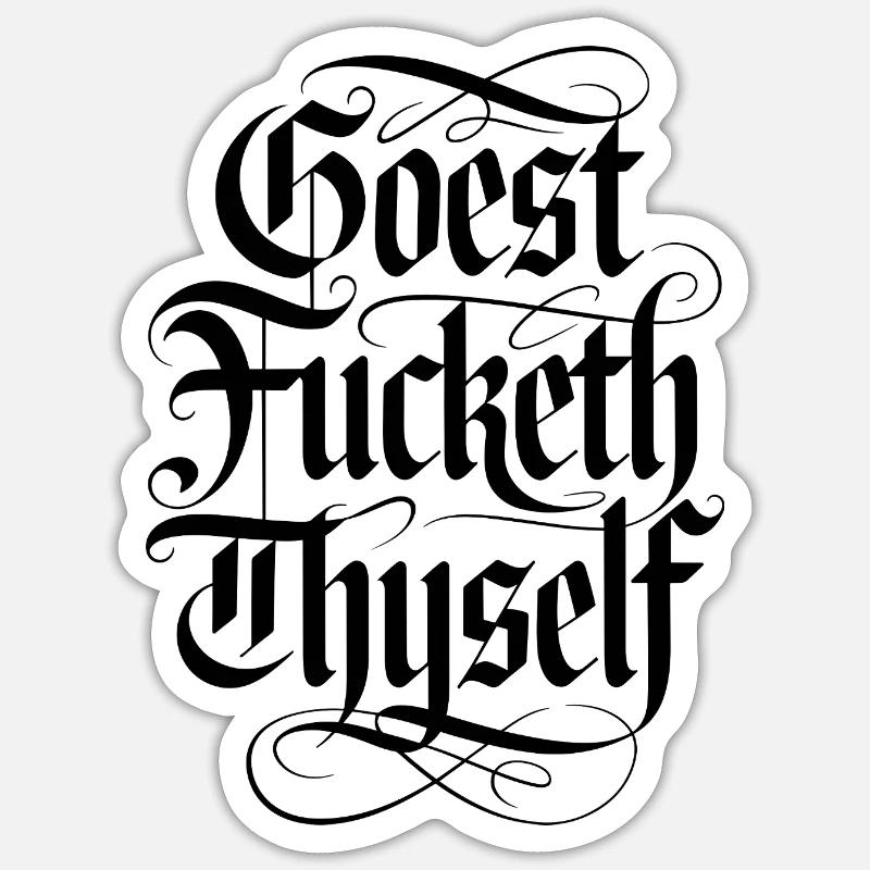 Sticker size S (10 x 10 cm) - 