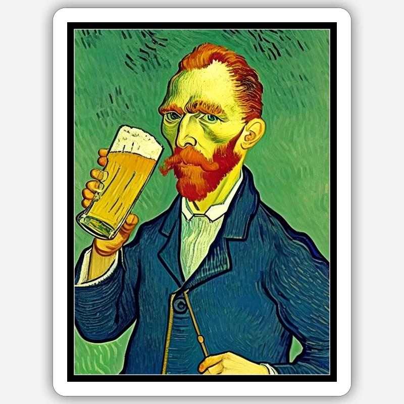 Cheers #1 - Sticker size S (10 x 10 cm) - white matte