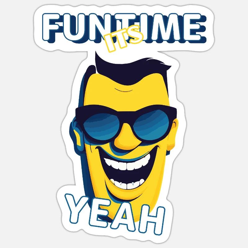 S’amuser Sticker taille S (10 x 10 cm)