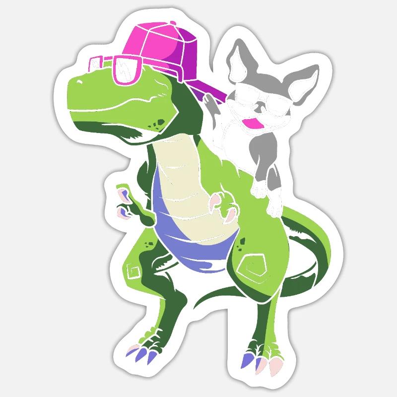 Boston Terrier - Sticker size S (10 x 10 cm) - white matte