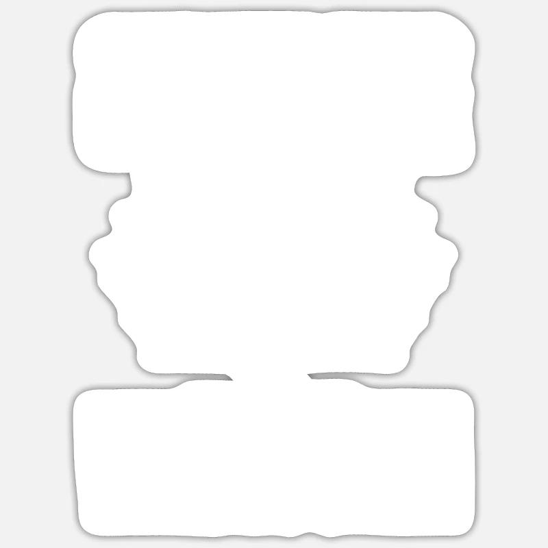 Ma manette me suffit - Sticker taille S (10 x 10 cm) - blanc mat