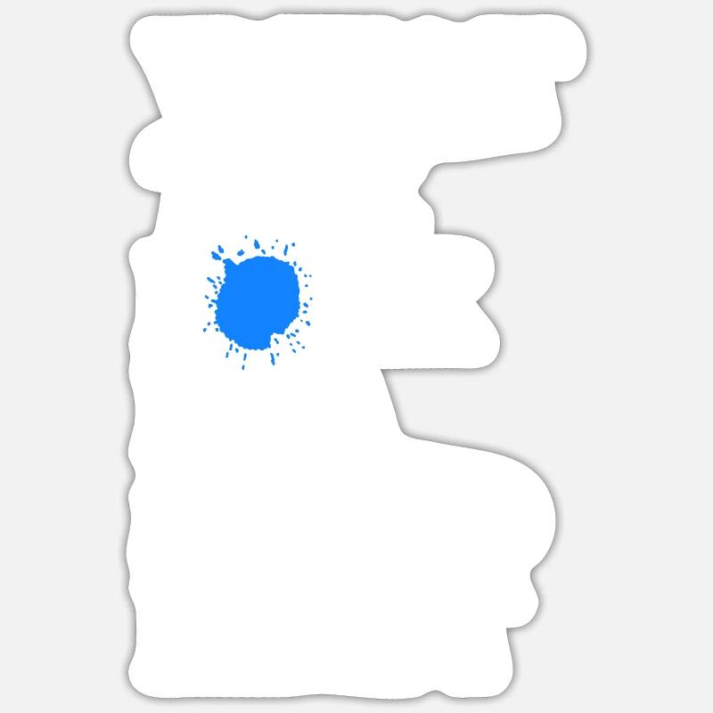Auto - Sticker Größe S (10 x 10 cm) - Mattweiß