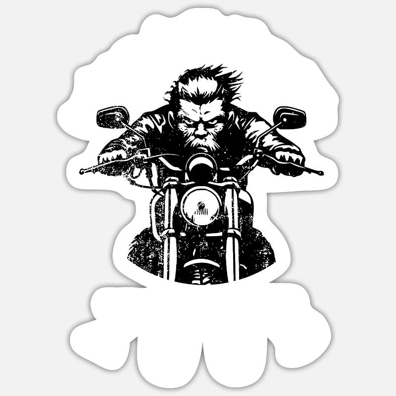 20. Geburtstag Going full throttle since 07/2005 - Sticker Größe S (10 x 10 cm) - Mattweiß