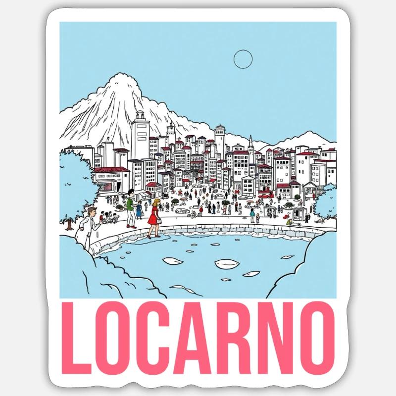 Locarno Sticker size S (10 x 10 cm)