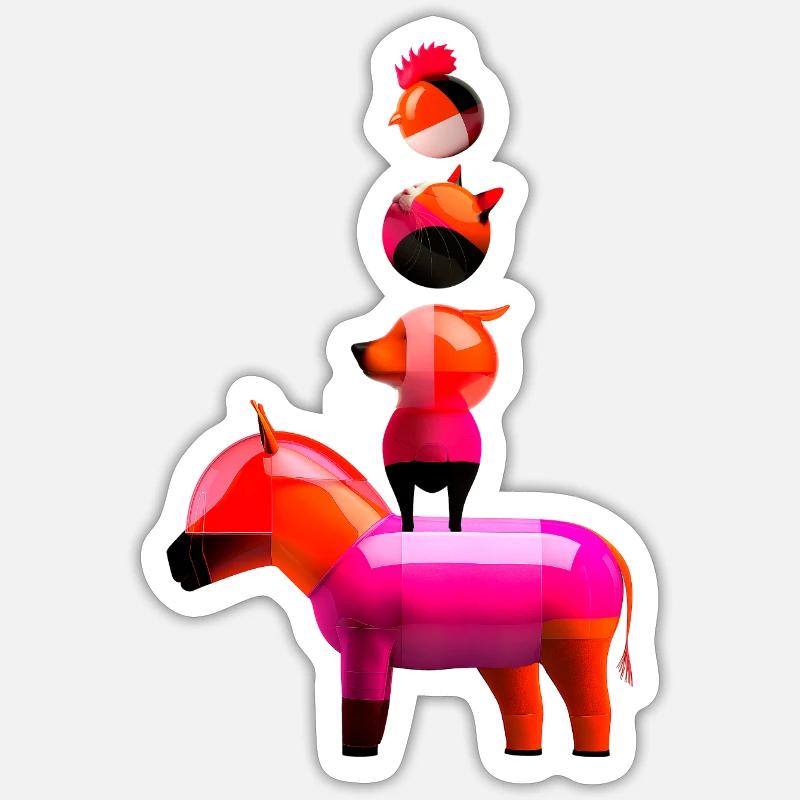 Sticker taille S (10 x 10 cm) - 
