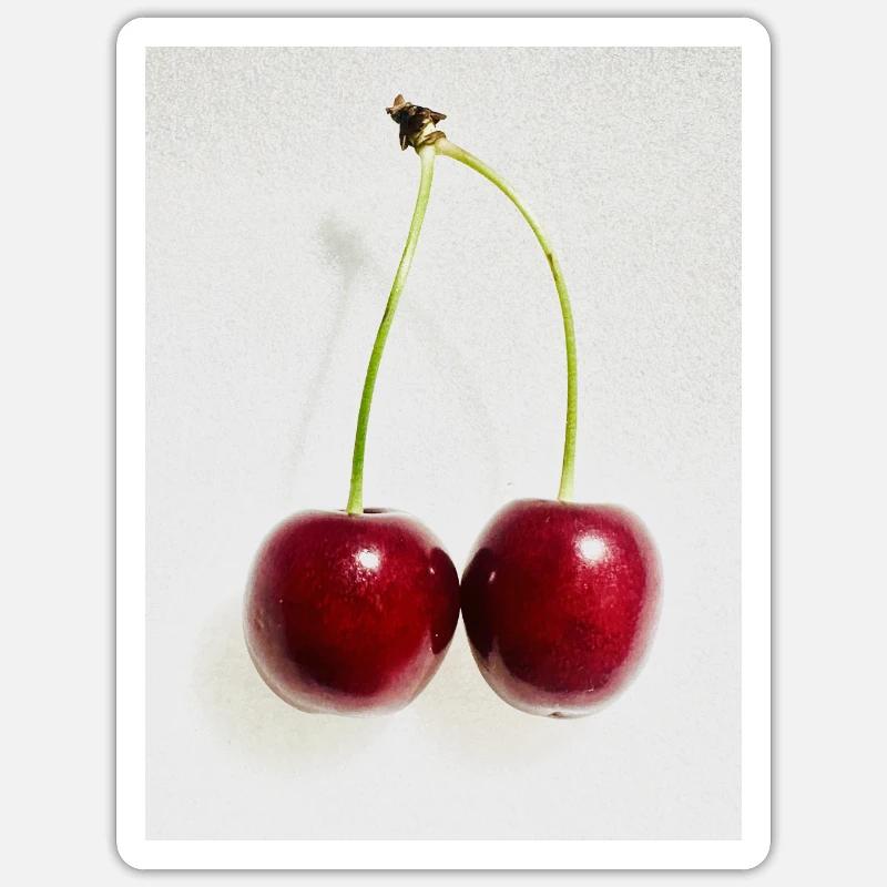 Kirsche Sticker Größe S (10 x 10 cm)