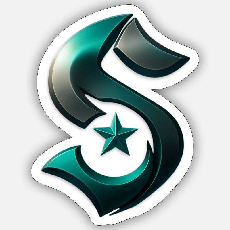 Soltan Original 7 - Sticker Größe S (10 x 10 cm) - Mattweiß