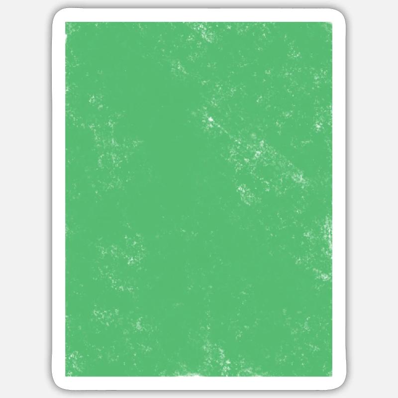 Dégradé vert avec transitions fluides - Sticker taille S (10 x 10 cm) - blanc mat