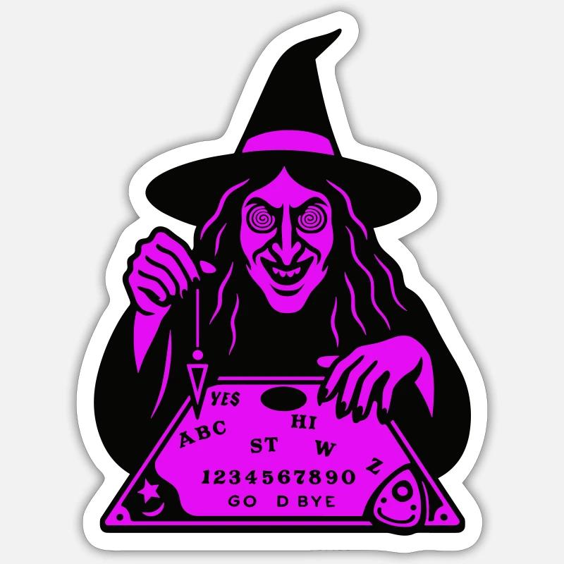 Hypnotic Witch Board Sticker size S (10 x 10 cm)