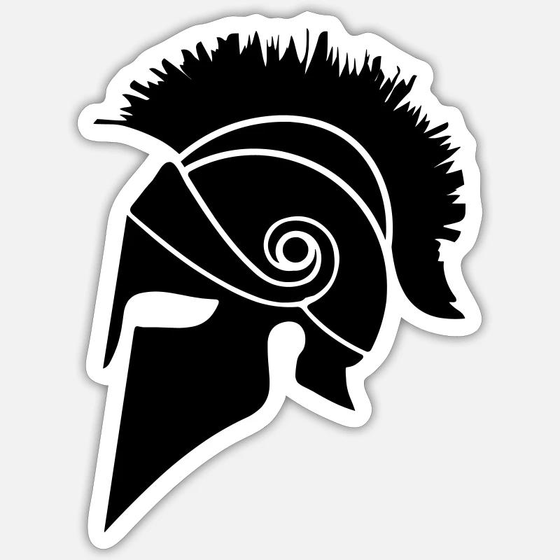 Sparta Warrior Sticker size S (10 x 10 cm)