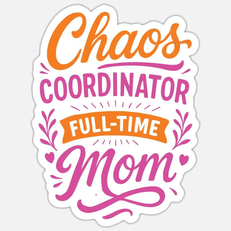 Working Mom – Das Leben einer Mutter Sticker Größe S (10 x 10 cm)