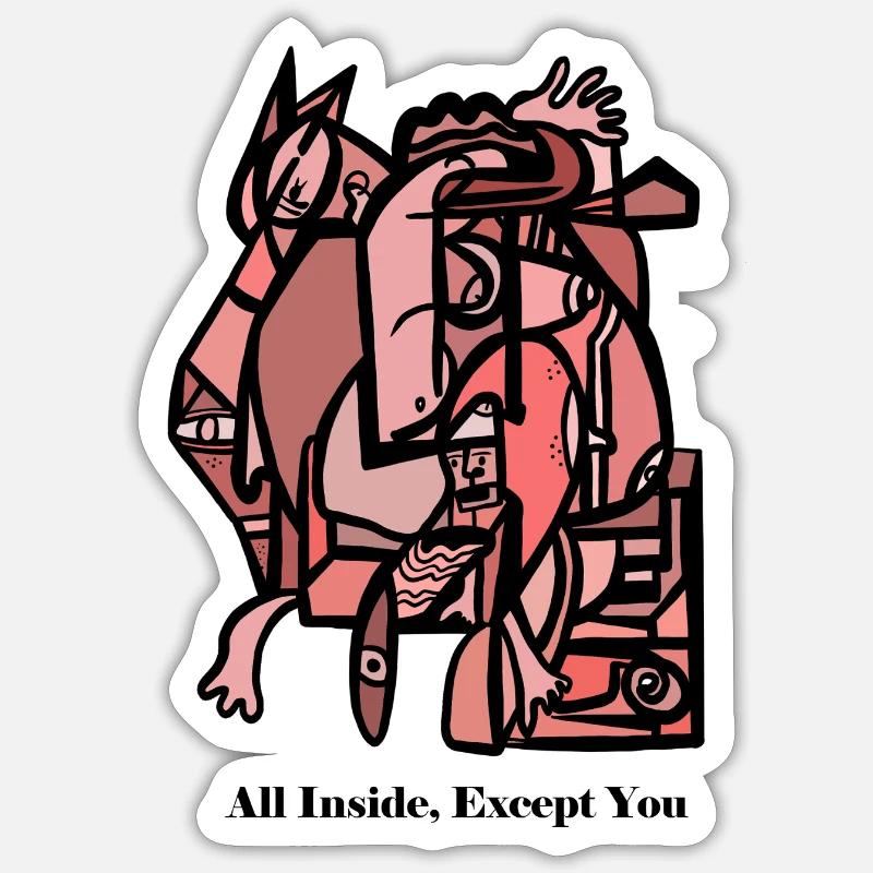 Sticker Größe S (10 x 10 cm) - 