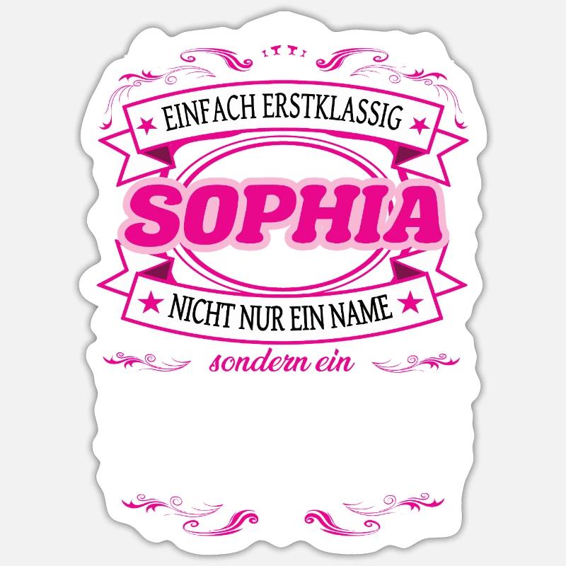 Quality feature Sophia simply first-class Sticker size S (10 x 10 cm)