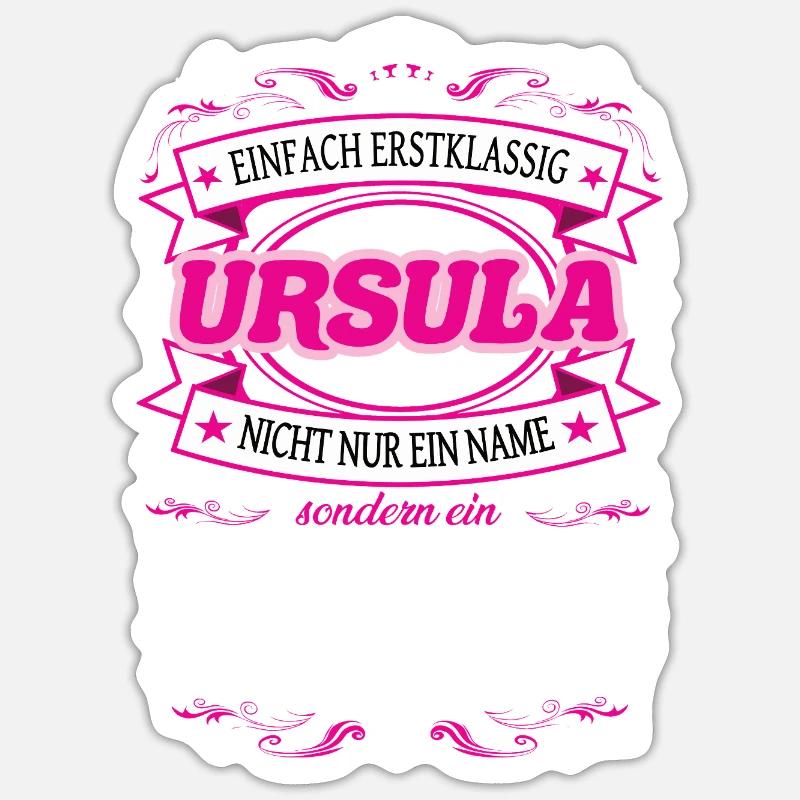 Caractéristique de qualité Ursula tout simplement de première classe Sticker taille S (10 x 10 cm)
