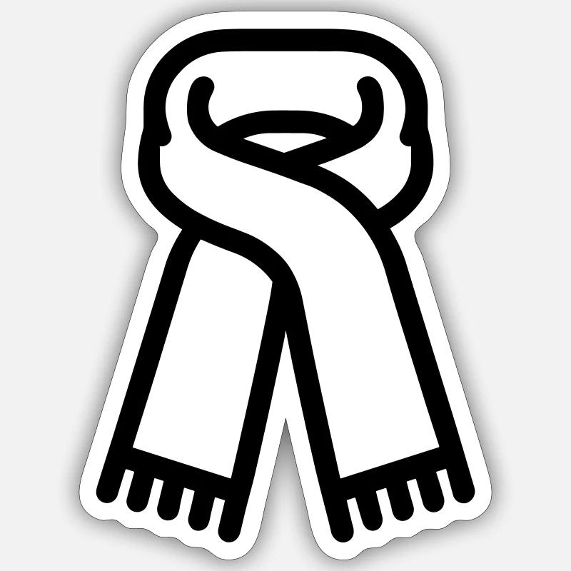 écharpe Sticker taille S (10 x 10 cm)