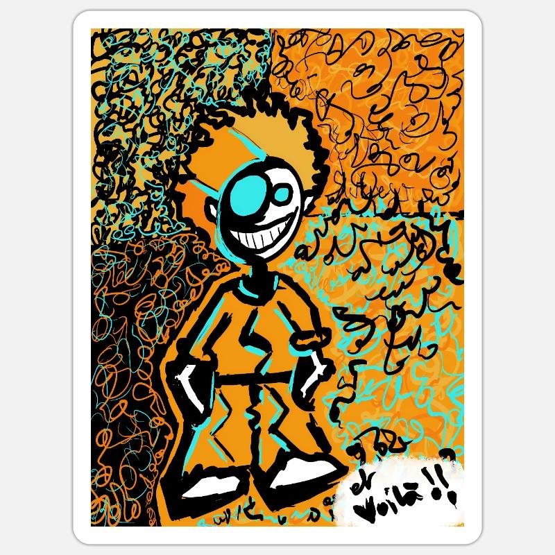 Sticker Größe S (10 x 10 cm) - 