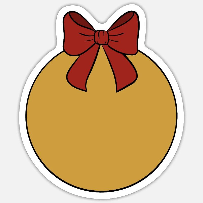 Bauble Sticker size S (10 x 10 cm)