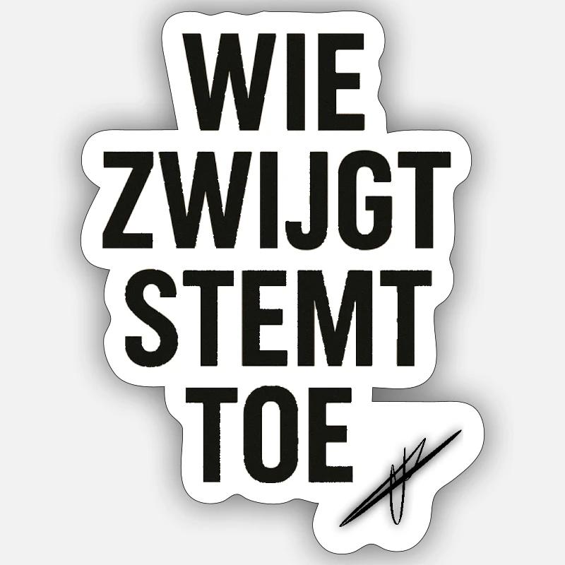 Sticker taille S (10 x 10 cm) - 