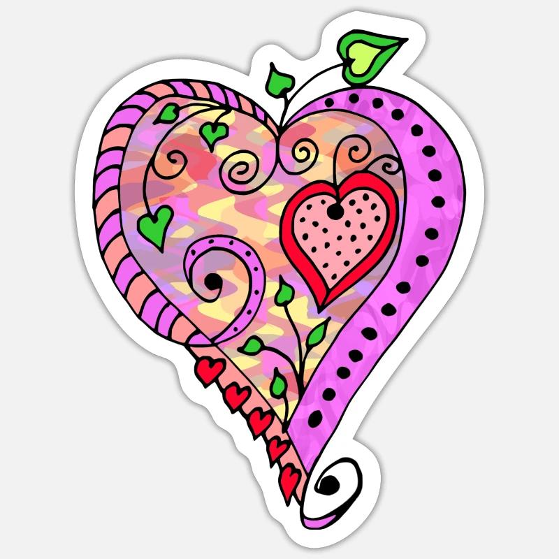 Hjerte Sticker