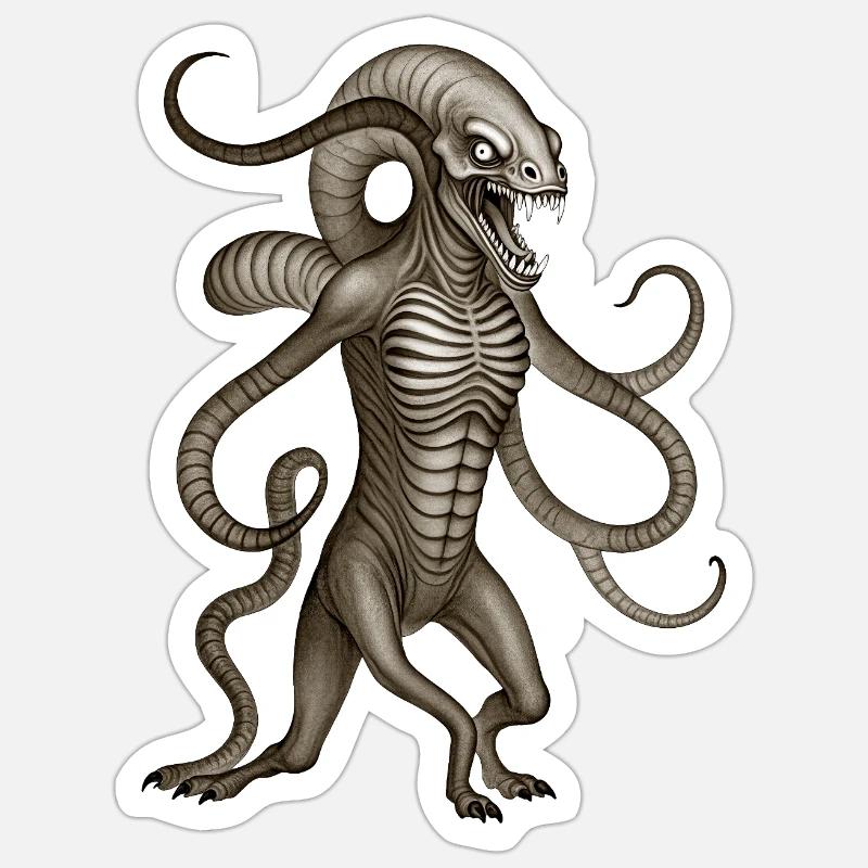 BUG #7 - dark hell Sticker taille S (10 x 10 cm)