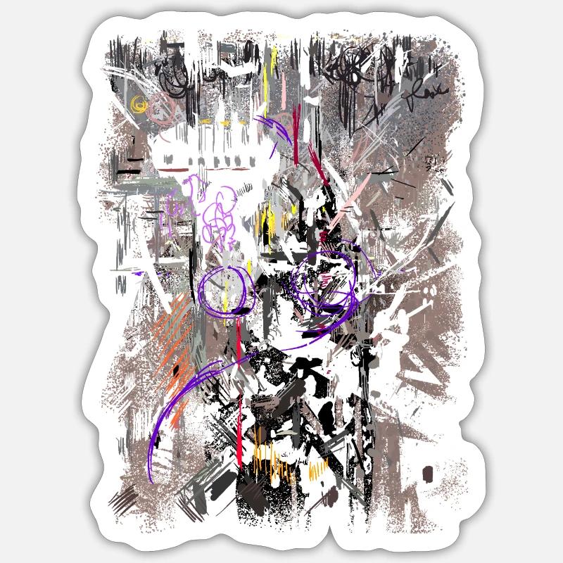 Abstract Texture Sticker size S (10 x 10 cm)