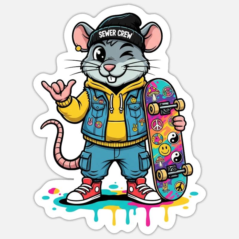 Sticker Größe S (10 x 10 cm) - 