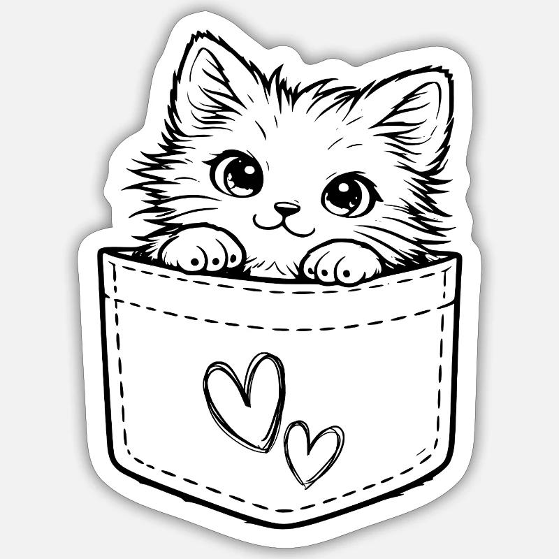 Sticker taille S (10 x 10 cm) - 