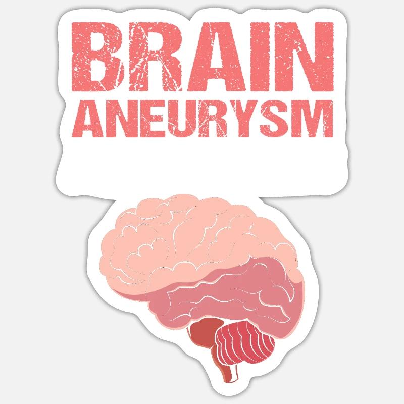 Brain Aneurysm Sticker size S (10 x 10 cm)