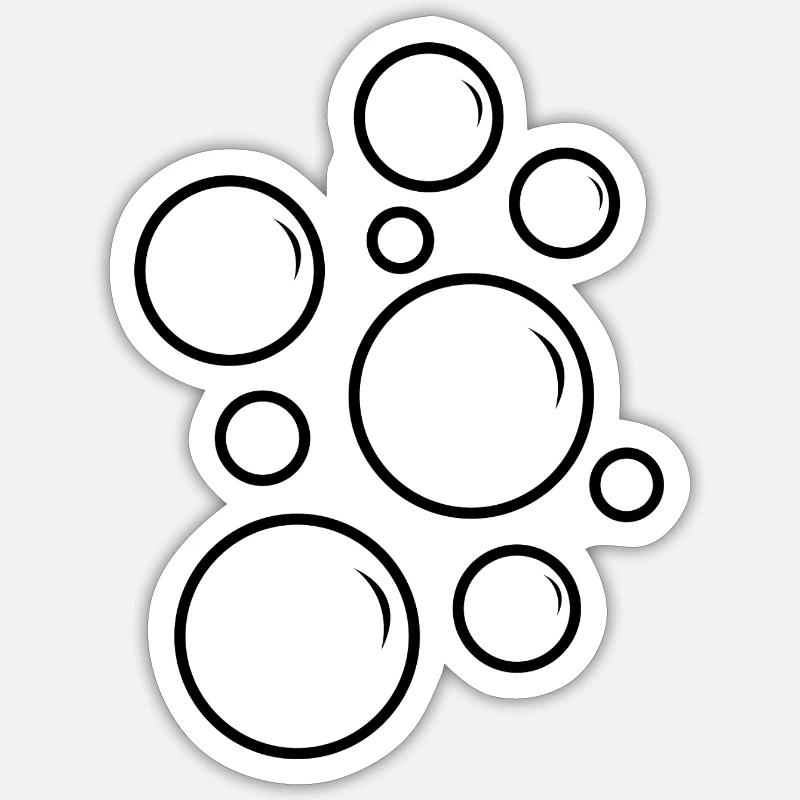 Bubble Sticker size S (10 x 10 cm)