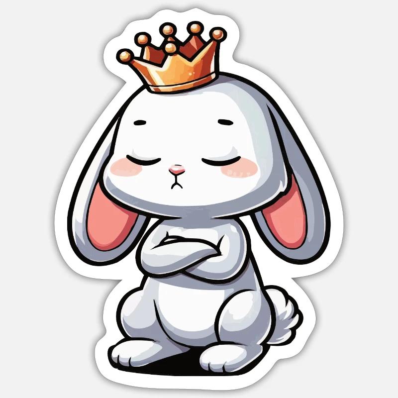 Rabbit Bunny Bunny Long Eared Thumper Ram Sticker size S (10 x 10 cm)
