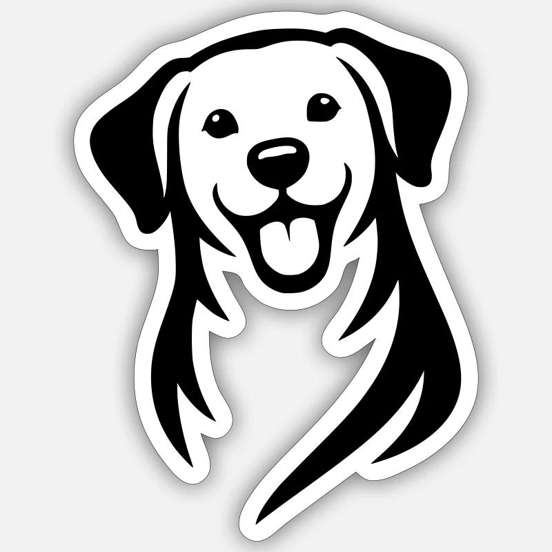 Dog Sticker size S (10 x 10 cm)